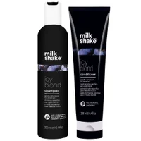 milk_shake Duo: Icy Blonde Shampoo 300ml & Icy Blonde Conditioner 250ml - undefined undefined