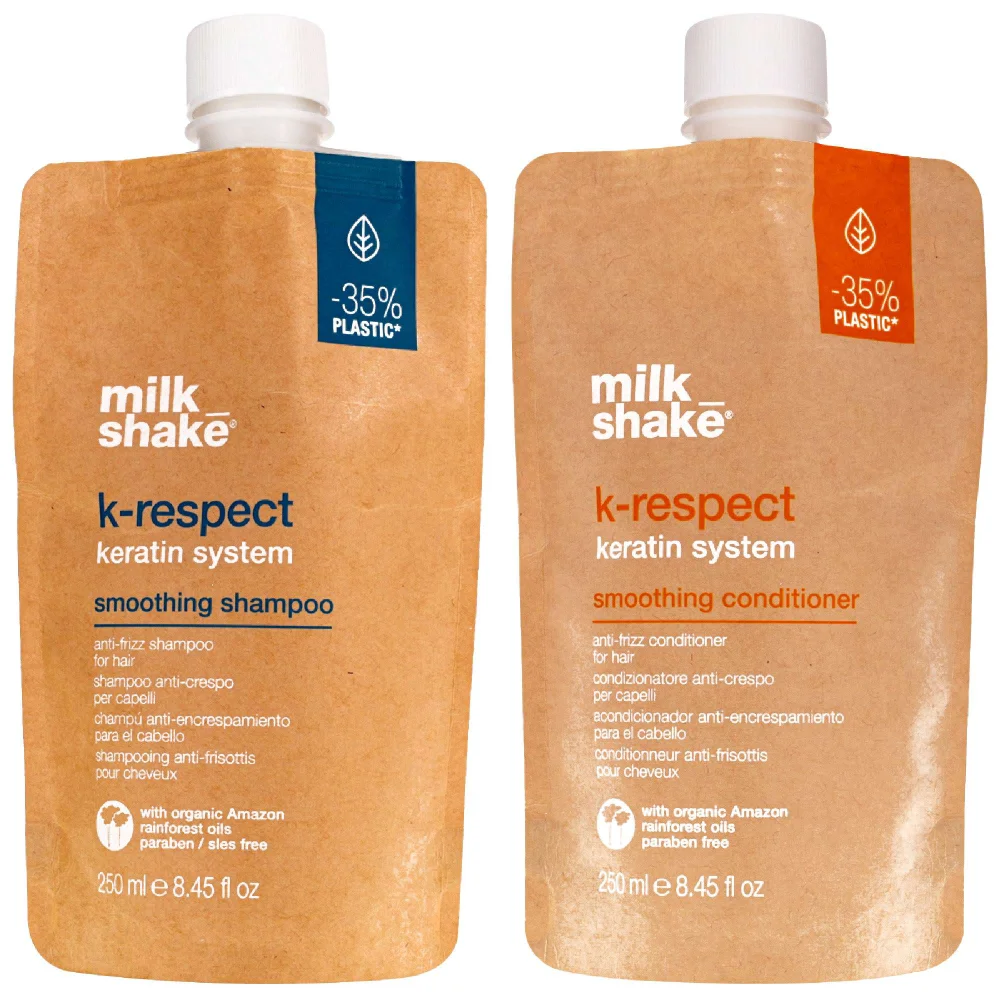 milk_shake Duo: K-Respect Smoothing Shampoo 250ml & K-Respect Smoothing Conditioner 250ml Image 1
