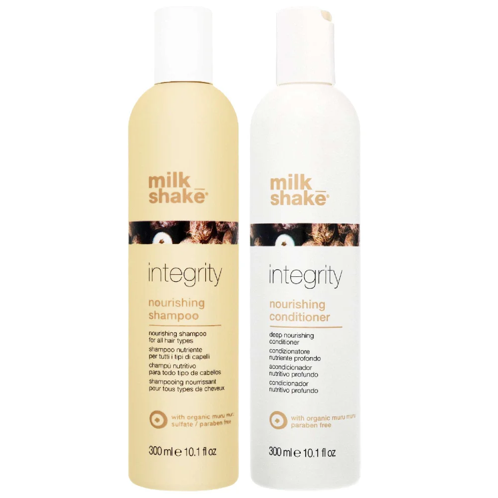 milk_shake Duo: Integrity Nourishing Shampoo 300ml & Integrity Nourishing Conditioner 300ml Image 1