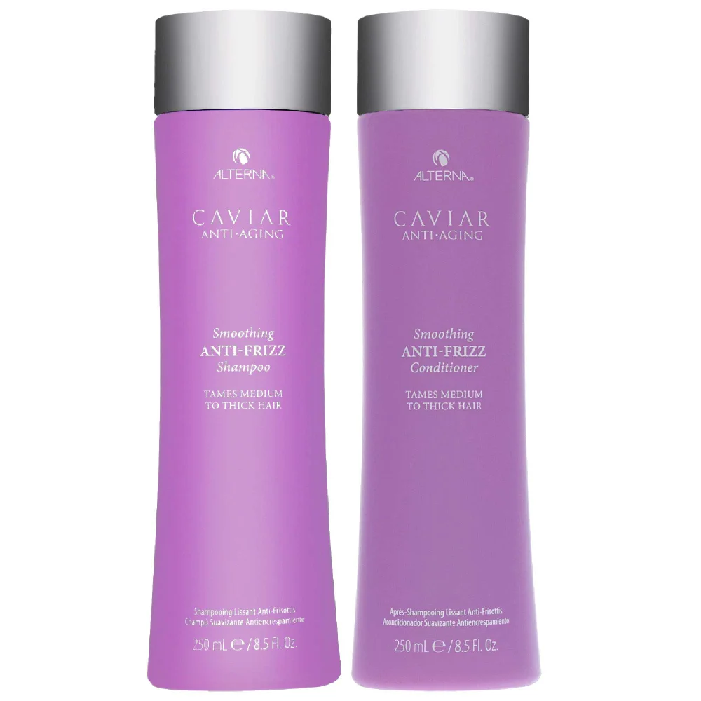 Alterna Duo: Caviar Anti-Aging Smoothing Anti-Frizz Shampoo 250ml & Smoothing Anti-Frizz Conditioner 250ml Image 1