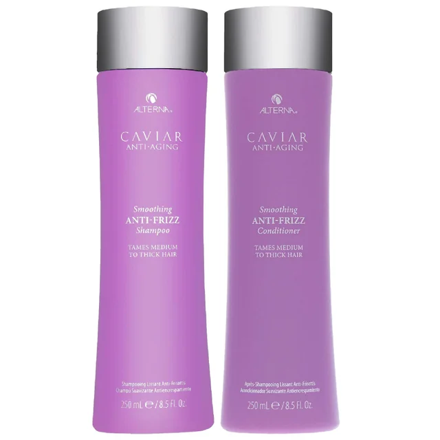 Alterna Duo: Caviar Anti-Aging Smoothing Anti-Frizz Shampoo 250ml & Smoothing Anti-Frizz Conditioner 250ml