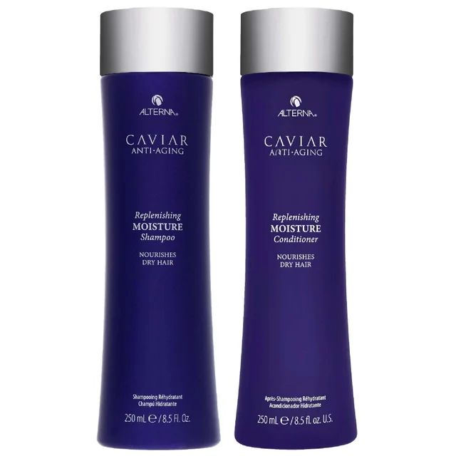 Alterna Bundles Duo: Caviar Anti-Aging Replenishing Moisture Shampoo 250ml & Replenishing Moisture Conditioner 250ml