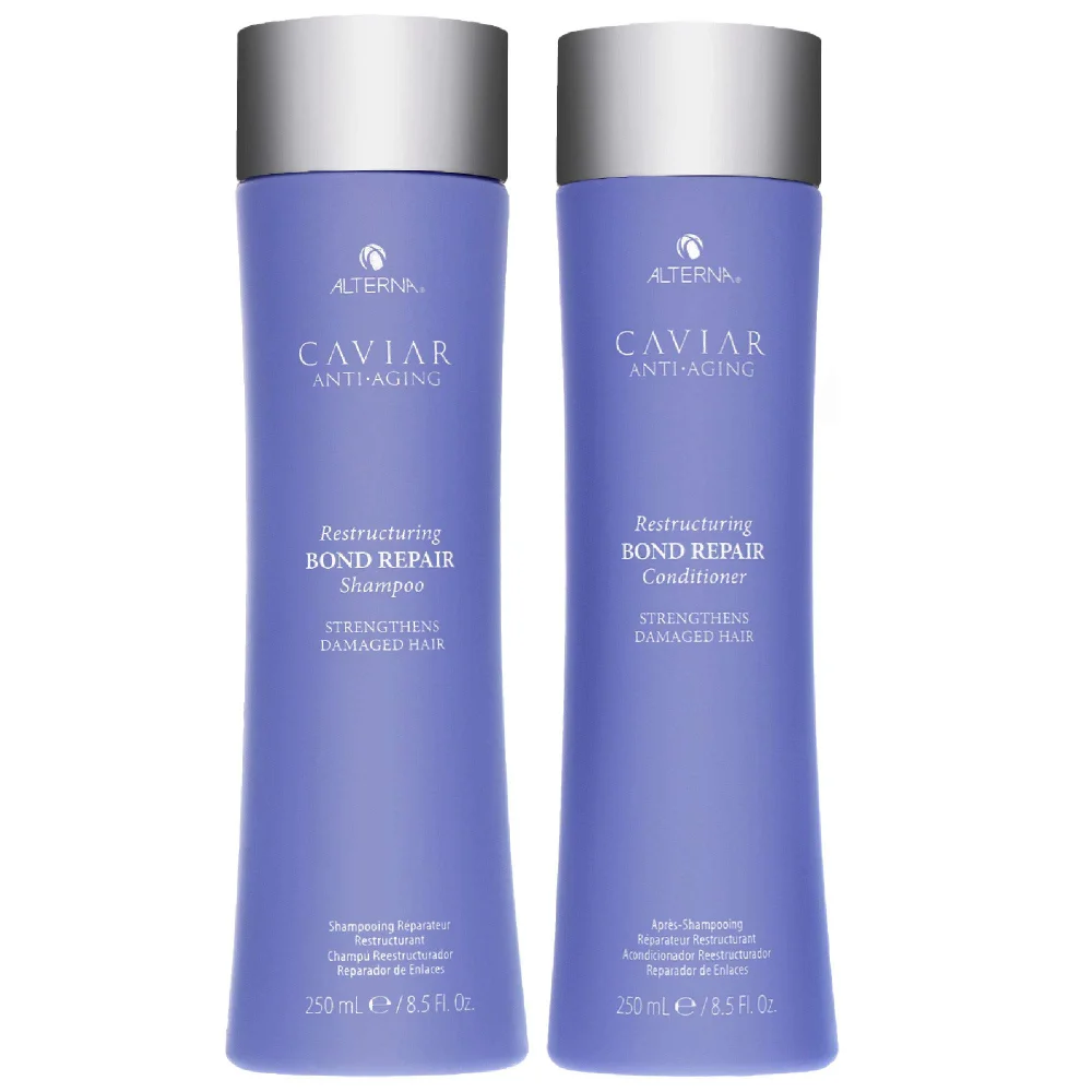 Alterna Bundles Duo: Caviar Bond Repair Shampoo 250ml & Conditioner 250ml Image 1