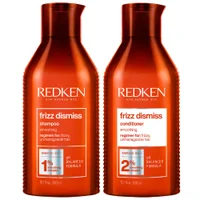 Redken Duo: Frizz Dismiss Shampoo 300ml & Frizz Dismiss Conditioner 300ml - undefined undefined