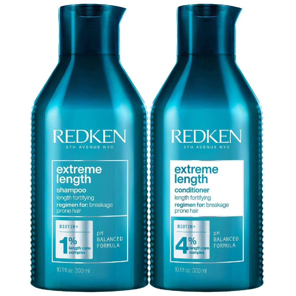 Redken Duo: Extreme Length Shampoo 300ml & Extreme Length Conditioner 300ml Image 1