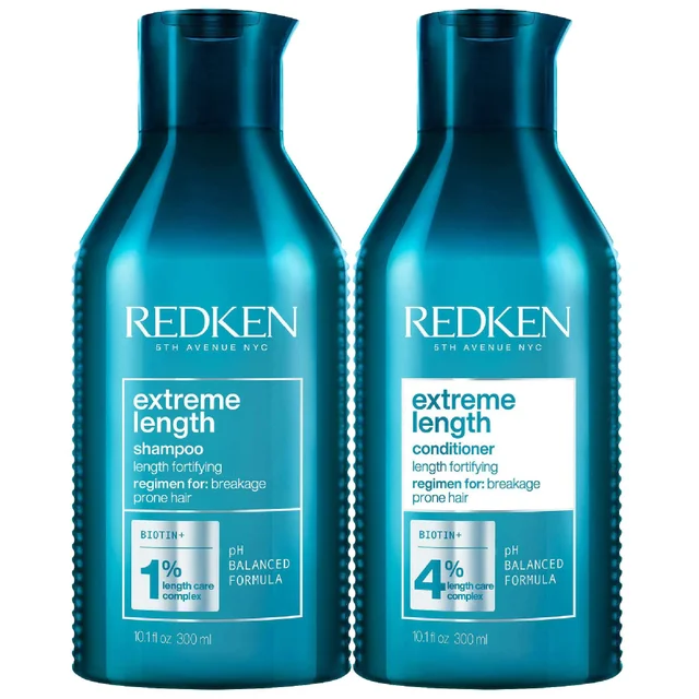 Redken Duo: Extreme Length Shampoo 300ml & Extreme Length Conditioner 300ml