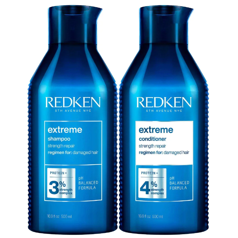 Redken Bundles Duo: Extreme Shampoo 500ml & Extreme Conditioner 500ml Image 1