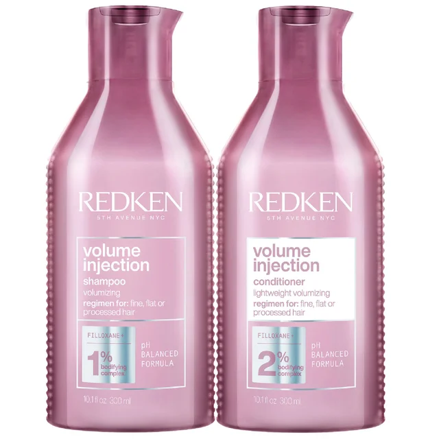Redken Duo: Volume Injection Shampoo 300ml & Volume Injection Conditioner 300ml