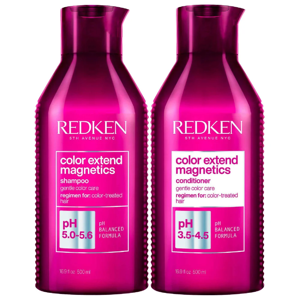 Redken Duo: Color Extend Magnetics Shampoo 500ml & Color Extend Magnetics Conditioner 500ml Image 1
