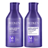 Redken Bundles Duo: Color Extend Blondage Purple Shampoo 300ml & Color Extend Blondage Conditioner 250ml - undefined undefined