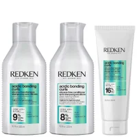 Redken Trio: Acidic Bonding Curls Shampoo 300ml, Conditioner 300ml & Leave-In Hair Treatment 250ml - undefined undefined
