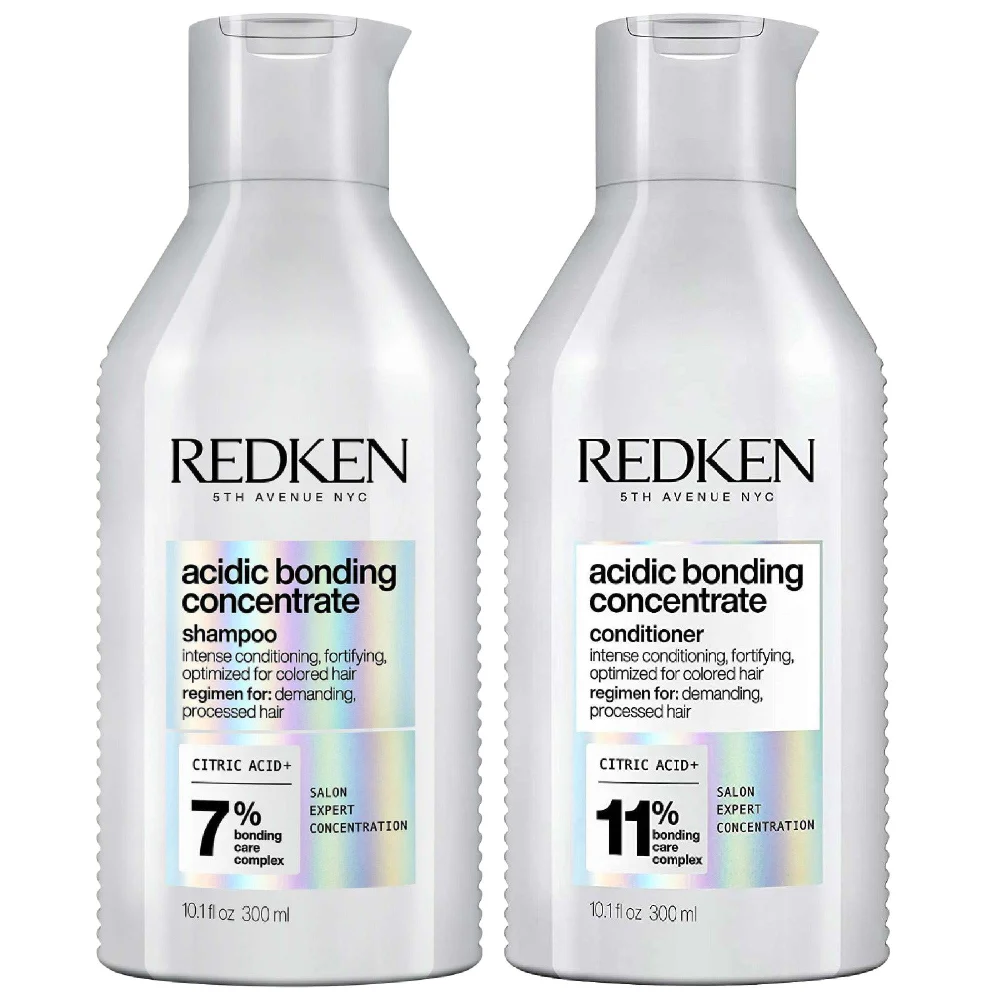 Redken Duo: Acidic Bonding Concentrate Shampoo 300ml & Conditioner 300ml Image 1
