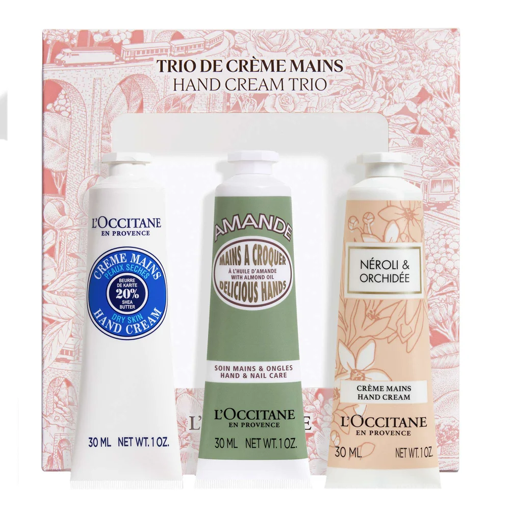 L'OCCITANE Christmas 2024 Hand Cream Trio (Worth £28.50) Image 1