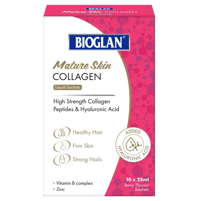 Bioglan Beauty Collagen Mature Skin Collagen Liquid Sachets 10 x 25ml