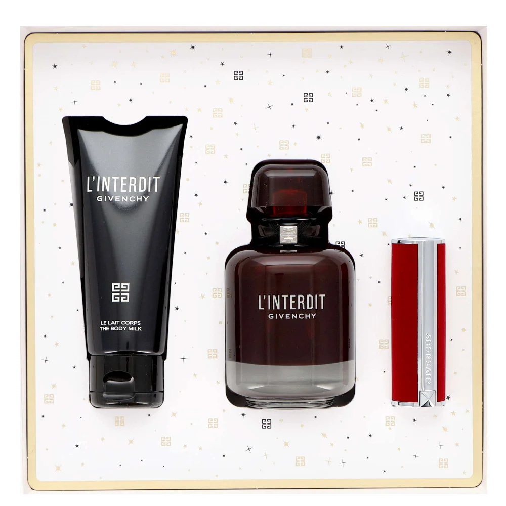 Givenchy L'Interdit Rouge Eau de Parfum Spray 80ml Gift Set Image 1