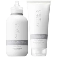Philip Kingsley Duo: No Scent No Colour Shampoo 250ml & No Scent No Colour Gentle Conditioner 200ml