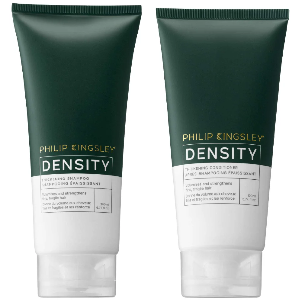 Philip Kingsley Duo: Density Thickening Shampoo 200ml & Density Thickening Conditioner 170ml Image 1
