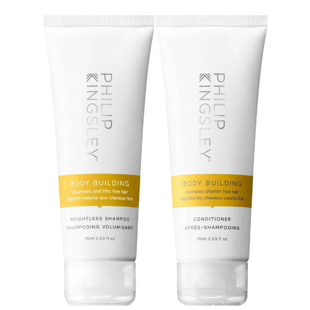 Philip Kingsley Duo: Body Building Weightless Shampoo 75ml & Body Building Conditioner 75ml