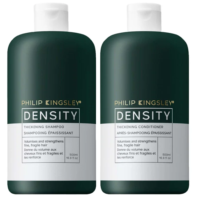 Philip Kingsley Duo: Density Thickening Shampoo 500ml & Density Thickening Conditioner 500ml