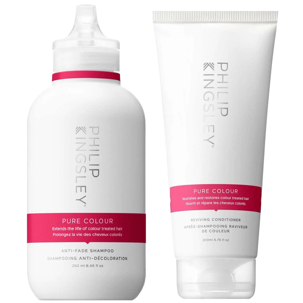 Philip Kingsley Duo: Pure Colour Anti-Fade Shampoo 250ml & Pure Colour Reviving Conditioner 200ml Image 1