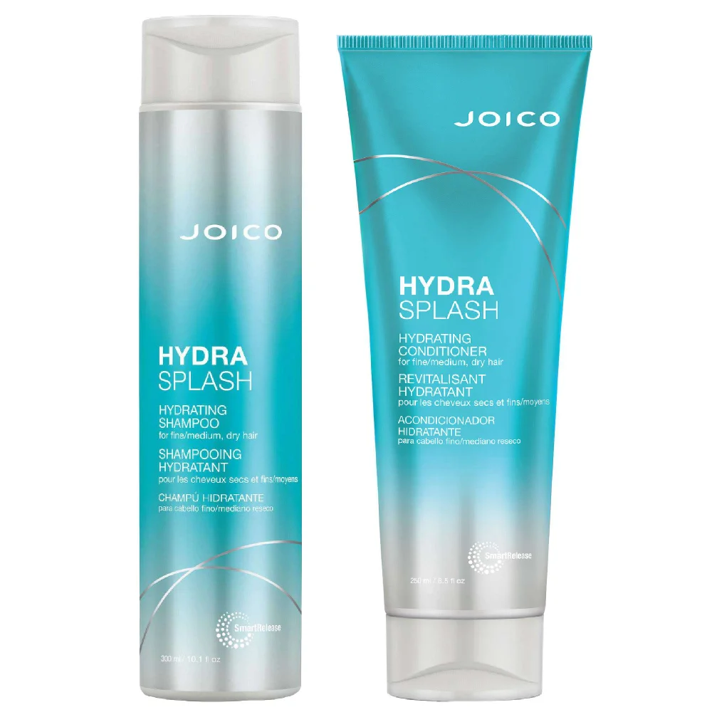Joico Duo: Hydrasplash Hydrating Shampoo 300ml & Hydrasplash Hydrating Conditioner 250ml Image 1