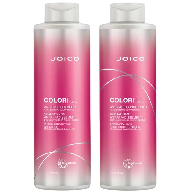Joico Duo: Colorful Anti-Fade Shampoo 1000ml & Colorful Anti-Fade Conditioner 1000ml