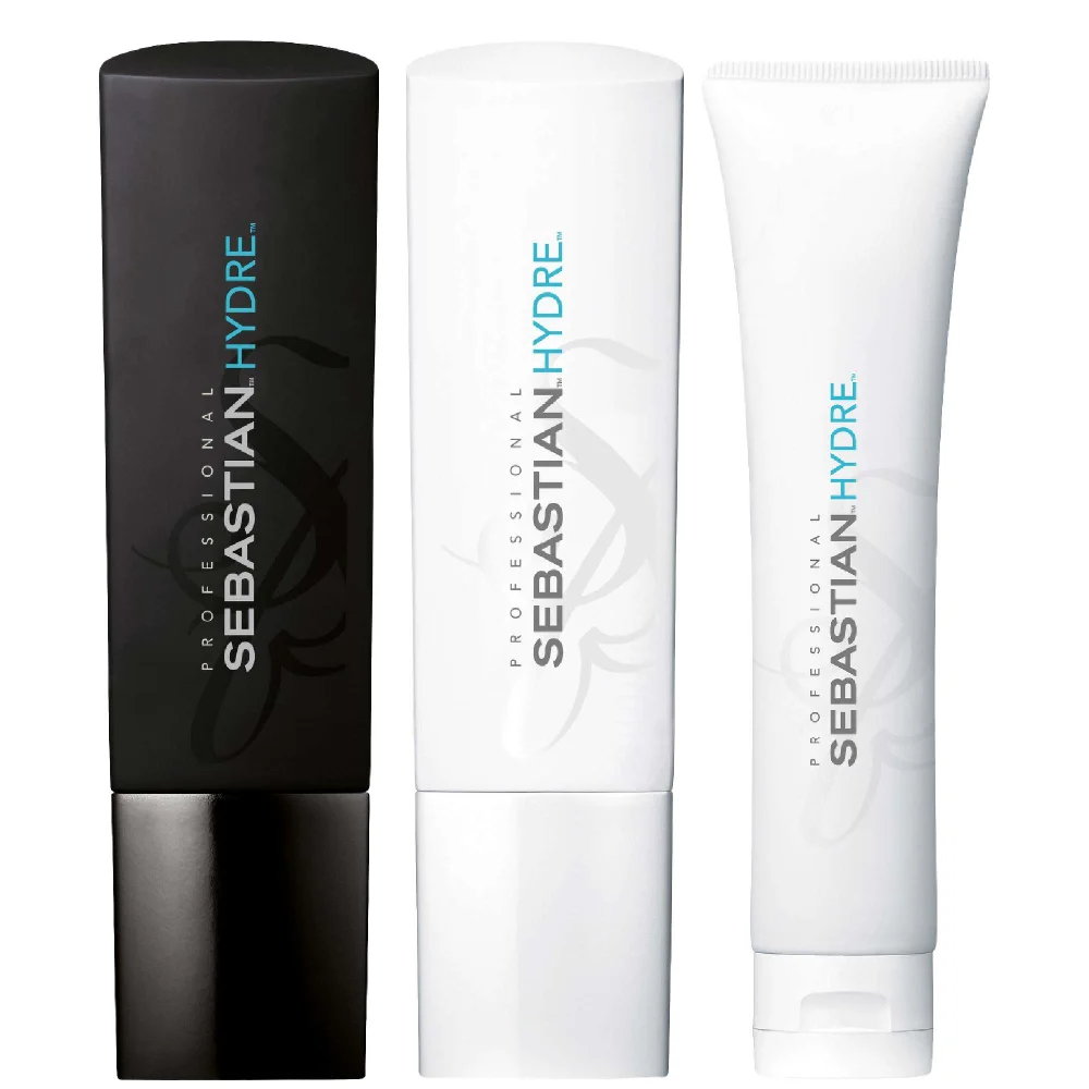 SEBASTIAN PROFESSIONAL Bundles Trio: Hydre Shampoo 250ml, Conditioner 250ml & Treatment 150ml Image 1