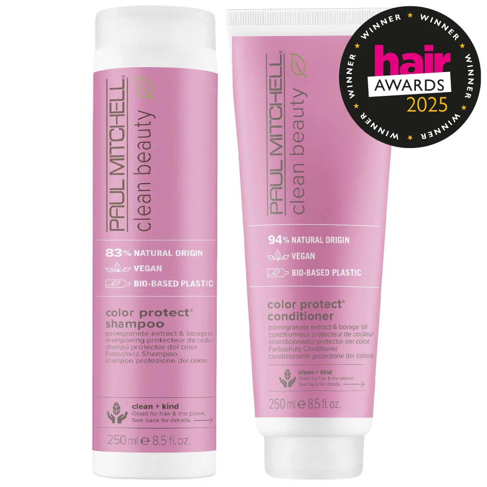Paul Mitchell Duo: Clean Beauty Color Protect Shampoo 250ml & Conditioner 250ml Image 1