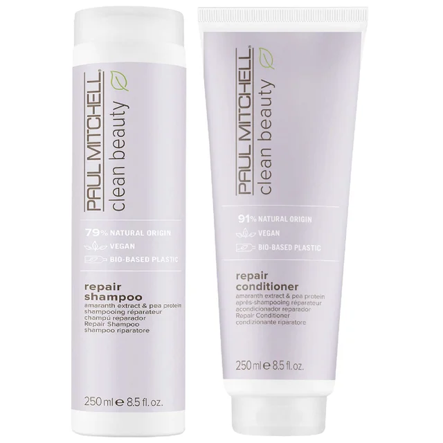 Paul Mitchell Duo: Clean Beauty Repair Shampoo 250ml & Conditioner 250ml