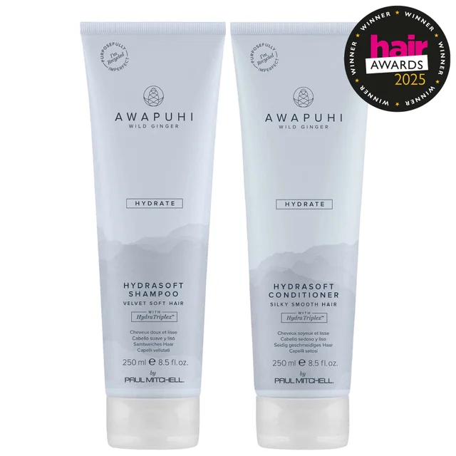 Paul Mitchell Duo: Awapuhi Wild Ginger HydraSoft Shampoo 250ml & Conditioner 250ml