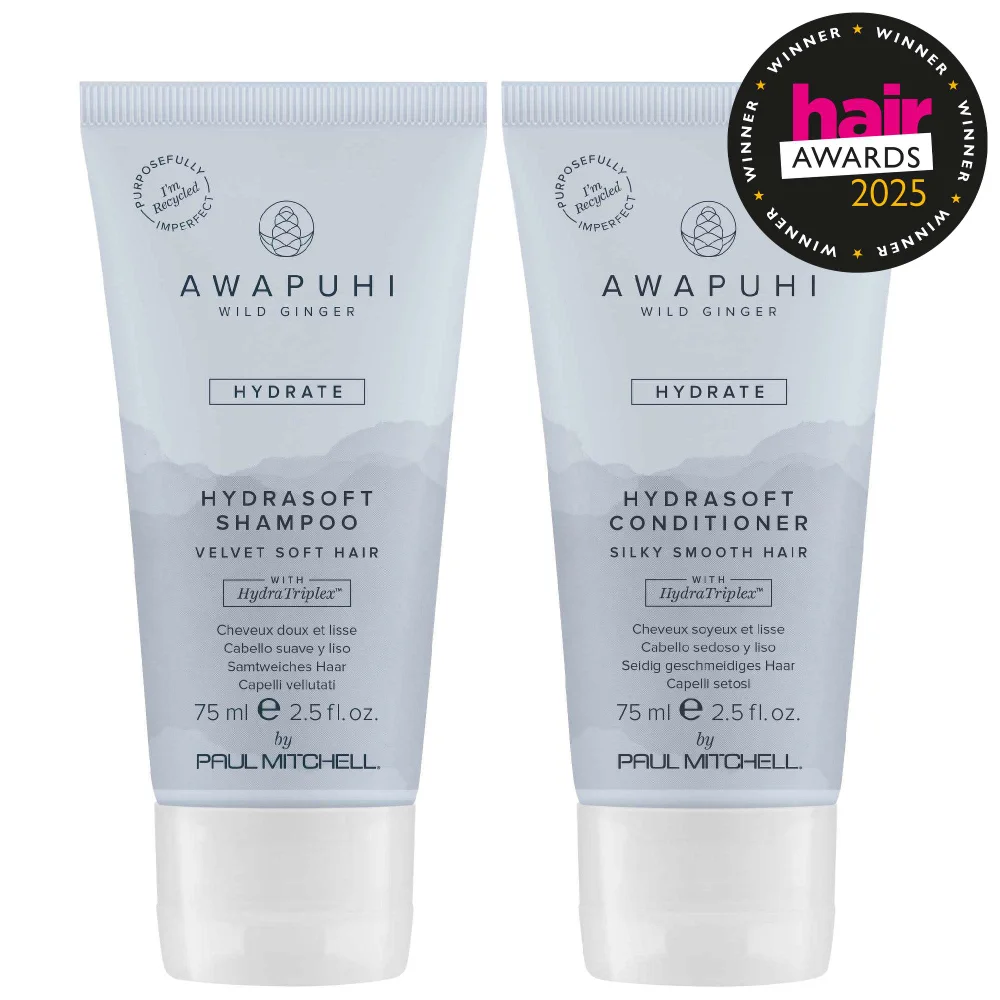Paul Mitchell Duo: Awapuhi Wild Ginger HydraSoft Shampoo 75ml & Conditioner 75ml Image 1