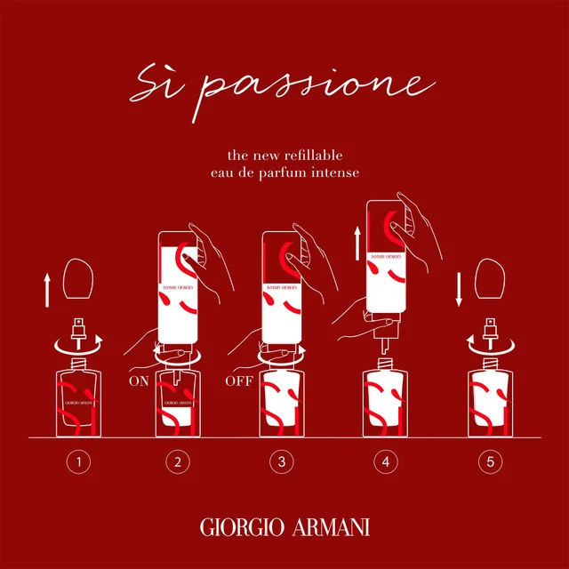 Armani Si Passione Intense Eau de Parfum Refill Spray 100ml