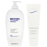 Biotherm Bundles Duo: Lait De Douche Cleansing Shower Milk 200ml & Anti-Drying Body Milk with Citrus Extracts 400ml