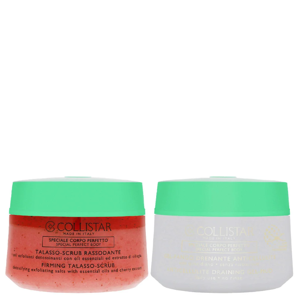 Collistar Duo: Firming Talasso-Scrub 700g & Anti-Cellulite Draining Gel Mud 400ml Image 1