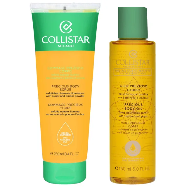 Collistar Duo: Precious Body Scrub 250ml & Precious Body Oil 150ml