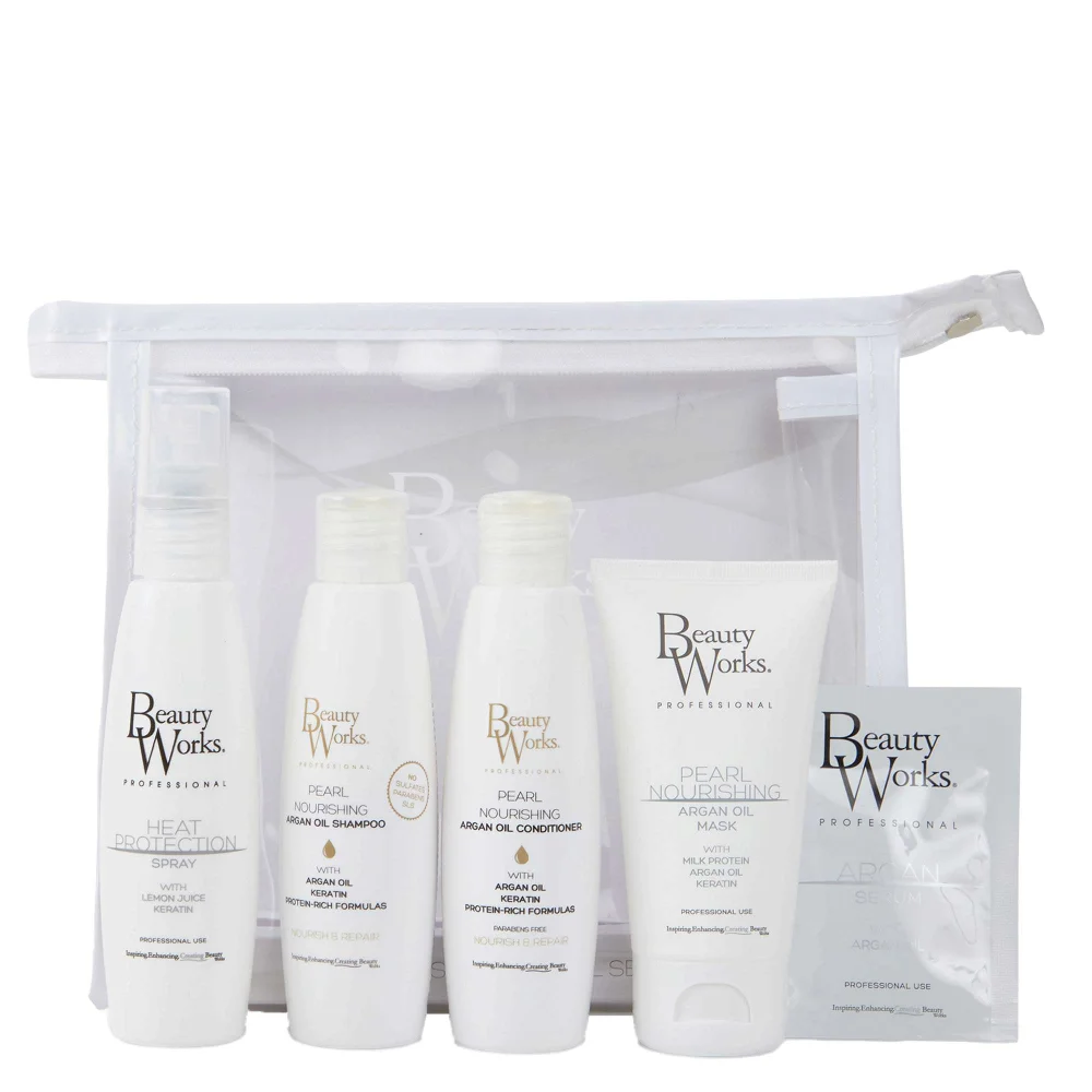 Beauty Works Gifts & Sets Argan Moisture Repair Sulphate-Free Gift Set 50ml Image 1