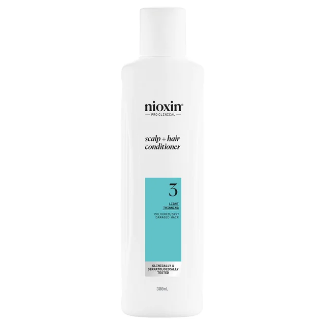 Nioxin Pro Clinical System 3 Conditioner for Coloured Hair with Light Thinning 300ml