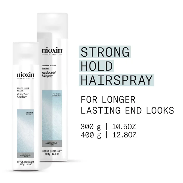 Nioxin Pro Clinical Density Defend Styling Strong Hold Hairspray 300ml