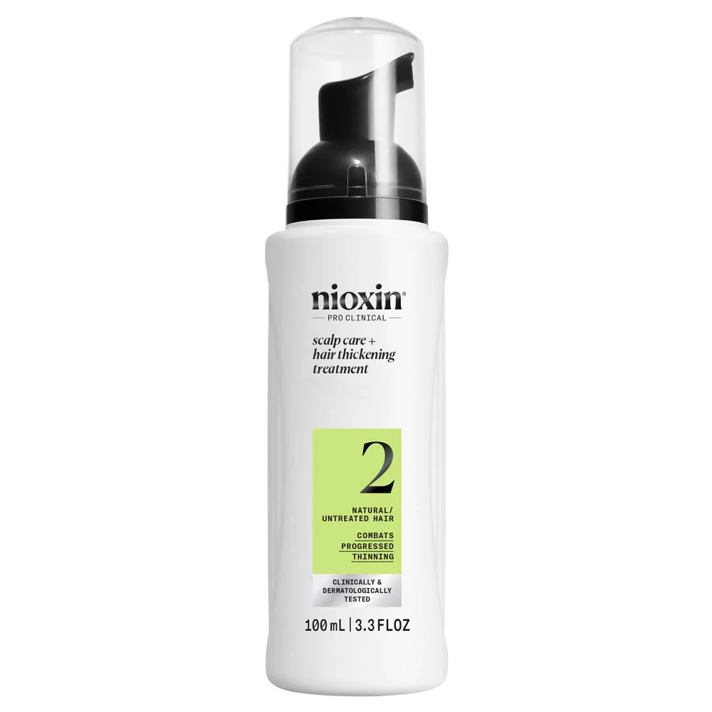 Nioxin Pro Clinical System 2 Leave-In Treatment for Natural Hair with Progressed Thinning 100ml Image 1