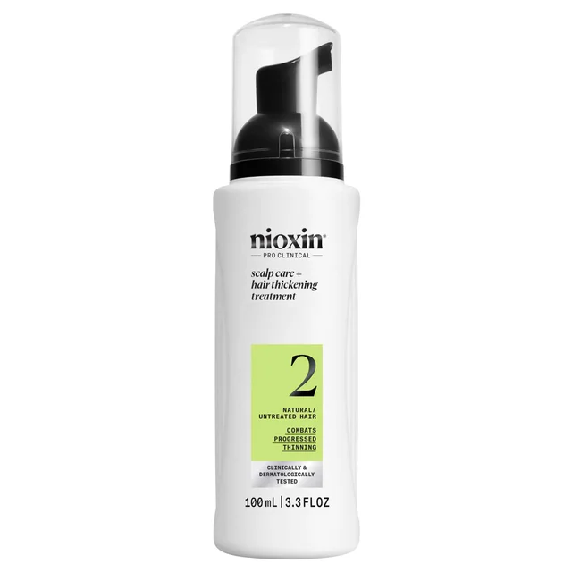 Nioxin Pro Clinical System 2 Leave-In Treatment for Natural Hair with Progressed Thinning 100ml
