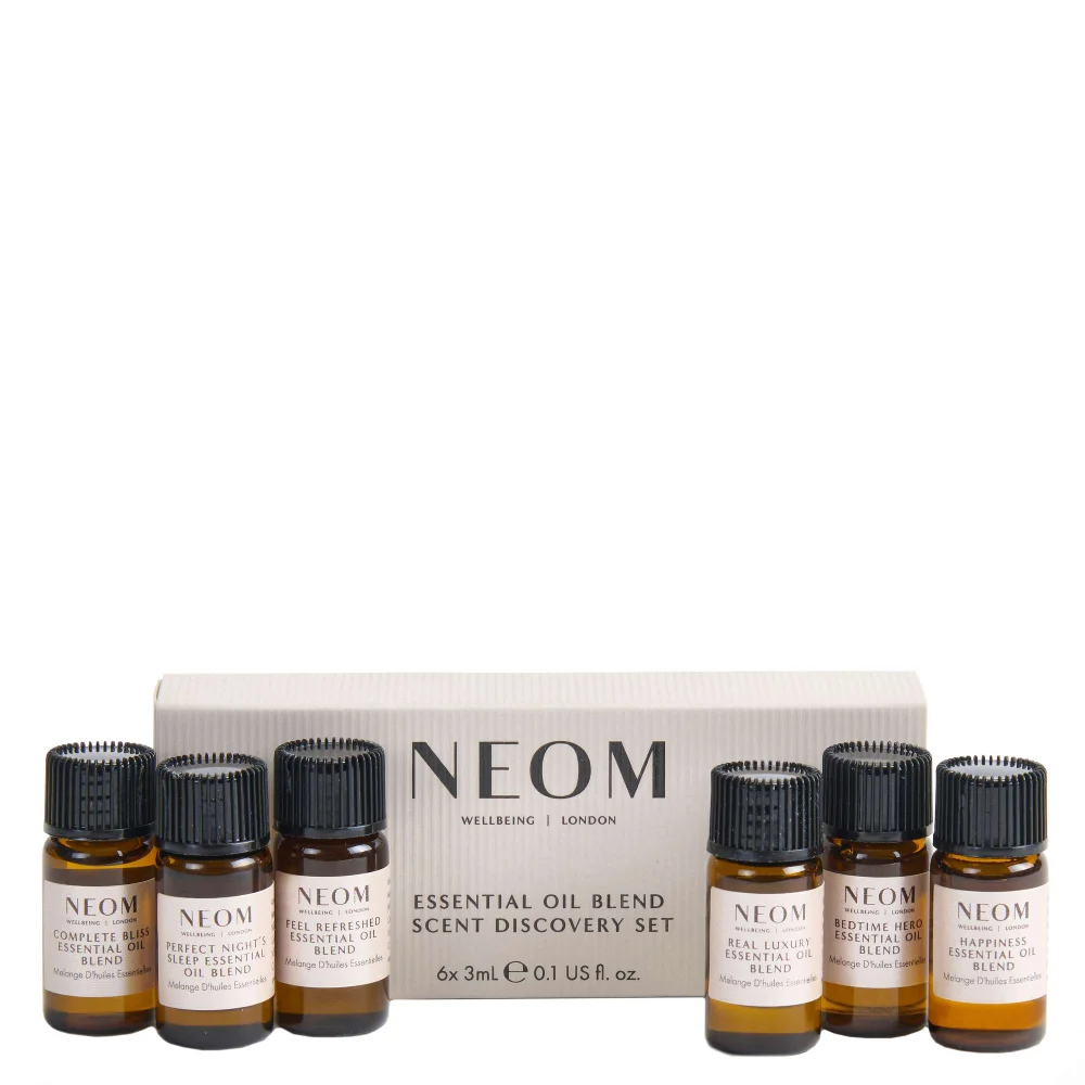 Neom Wellbeing London Gifting & Accessories Essential Oil Blend Scent Discovery Set Image 1