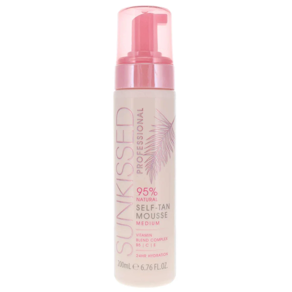 SUNkissed Professional Self Tan Mousse Medium 200ml Image 1