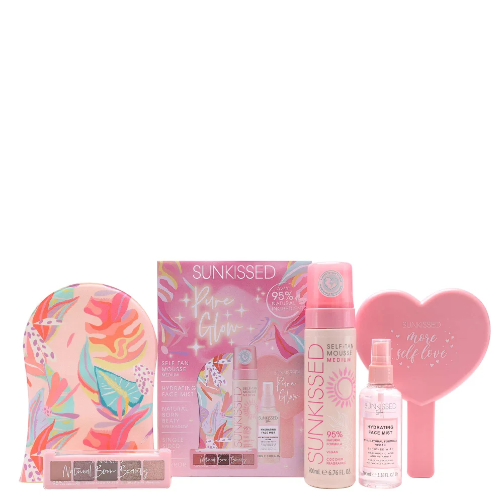 SUNkissed Sets Pure Glow Medium Tanning Gift Set Image 1