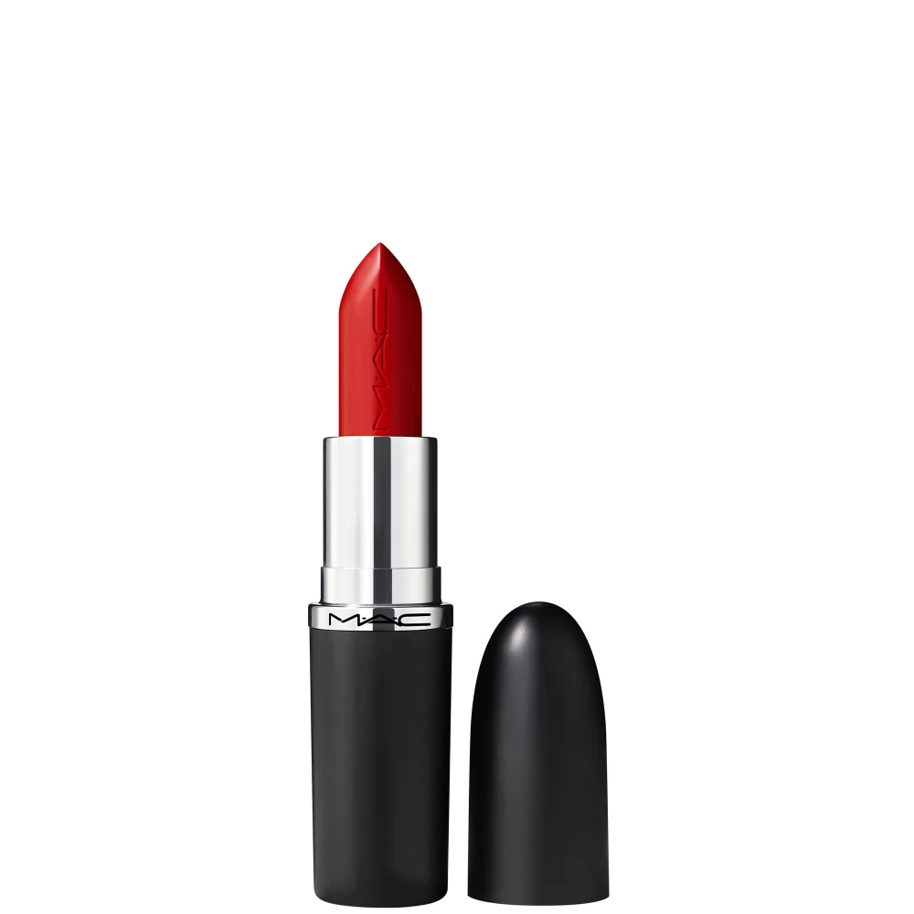 M.A.C MACximal Sleek Satin Lipstick Left On Red 3.5g Image 1