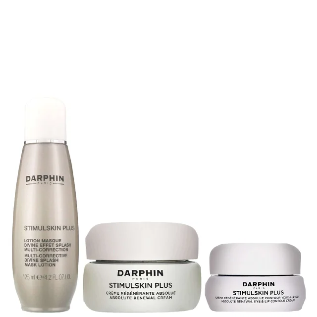 Darphin Trio: Stimulskin Plus Mask Lotion 125ml, Cream 50ml & Eye & Lip Cream 15ml
