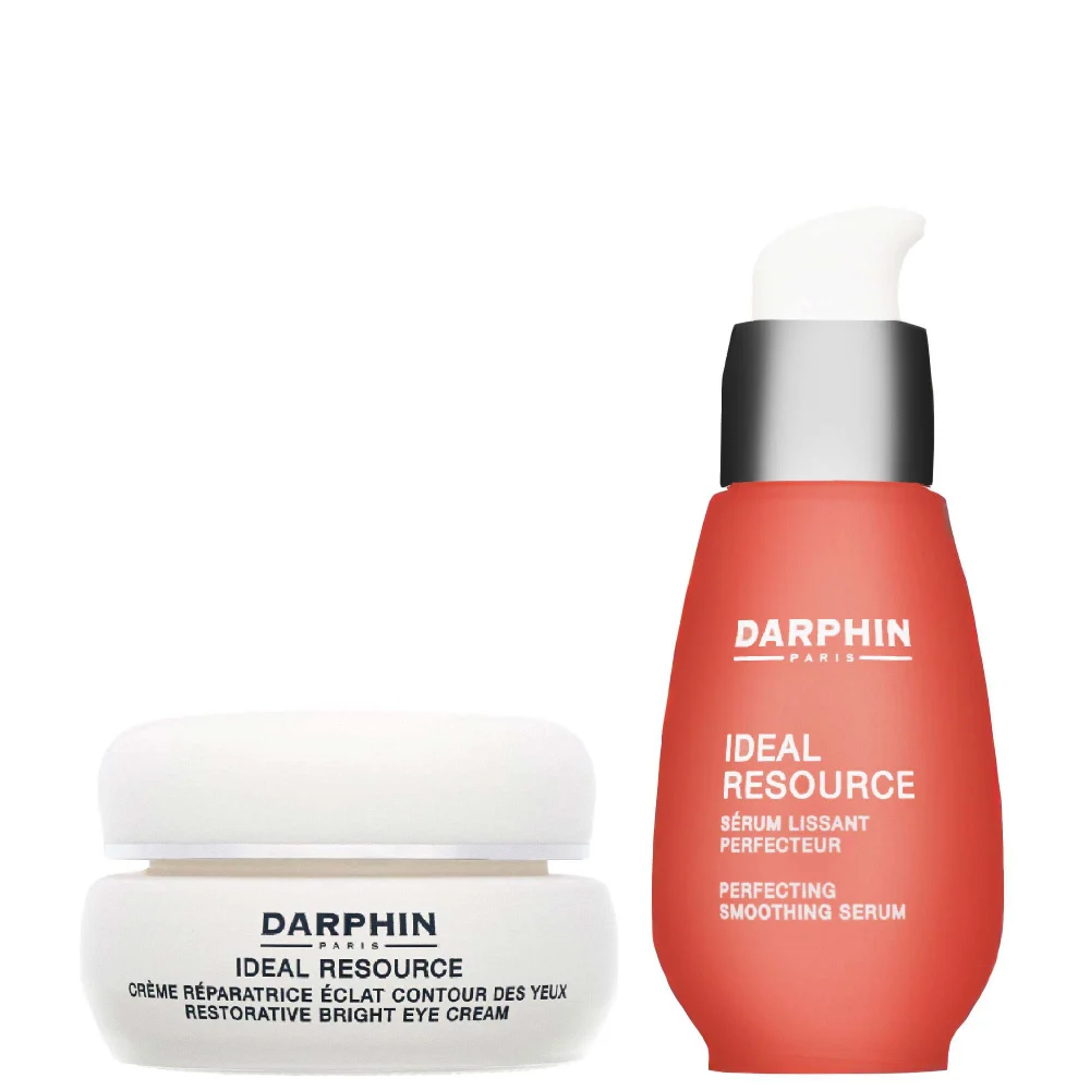 Darphin Duo: Ideal Resource Restorative Bright Eye Cream 15ml & Perfecting Smoothing Serum 30ml Image 1