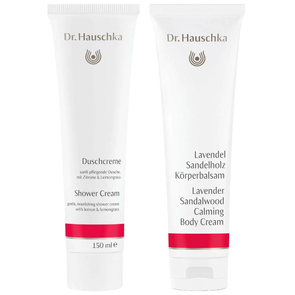 Dr. Hauschka Bundles Duo: Shower Cream 150ml & Lavender Sandalwood Calming Body Cream 145ml Image 1