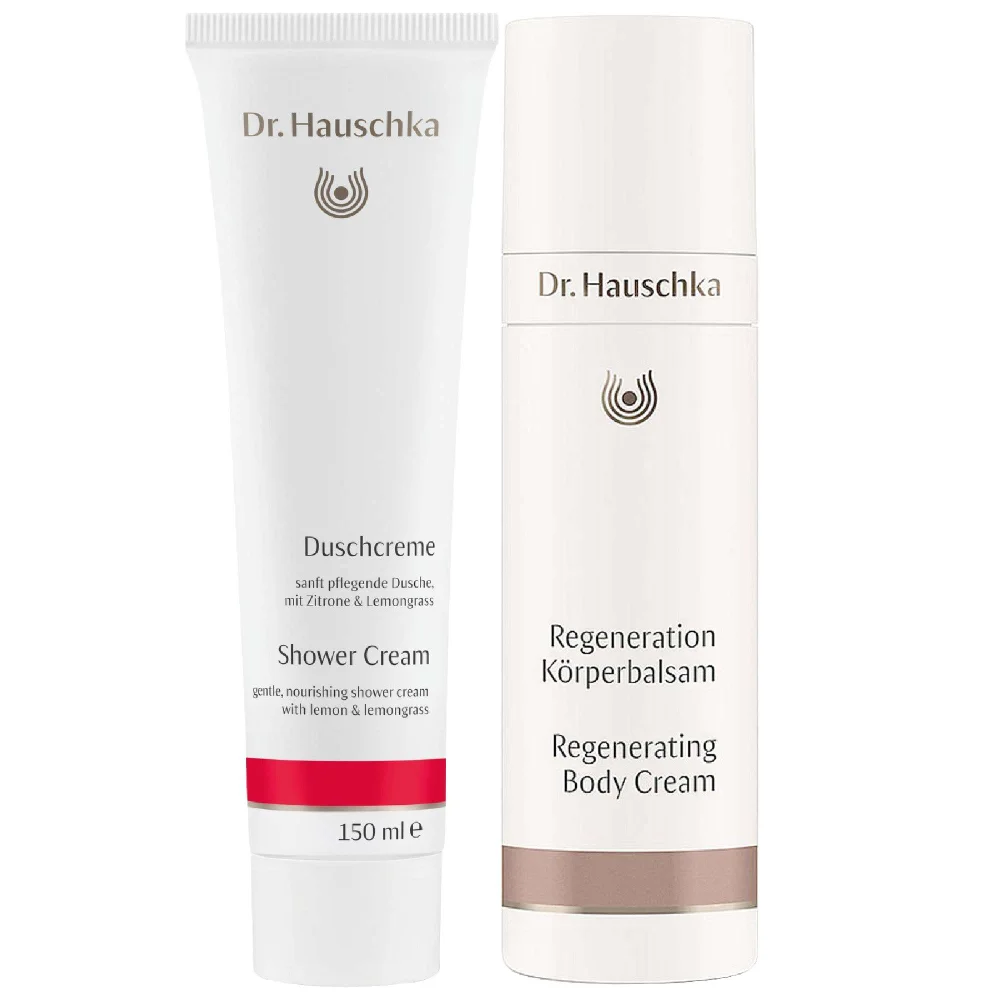 Dr. Hauschka Duo: Shower Cream 150ml & Regenerating Body Cream 150ml Image 1