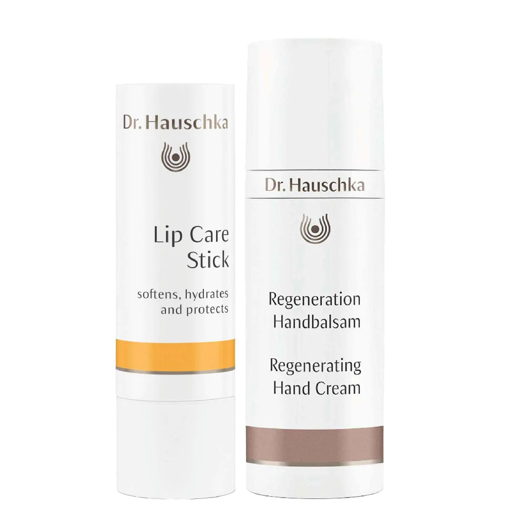 Dr. Hauschka Duo: Lip Care Stick 4.2g & Regenerating Hand Cream 50ml Image 1