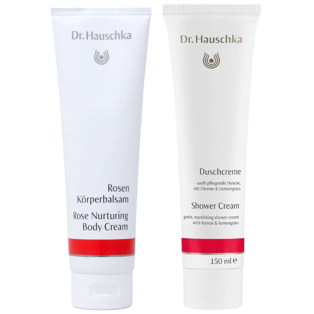 Dr. Hauschka Bundles Duo: Rose Nurturing Body Cream 145ml & Shower Cream 150ml Image 1
